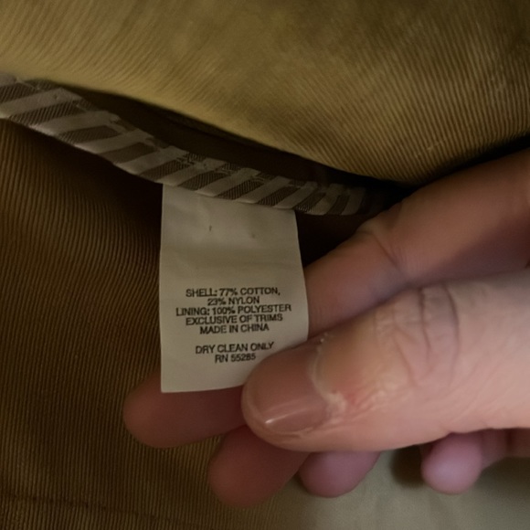 Express Design Studio Tan Double Breasted Belted Trench Coach XS - Picture 16 of 16